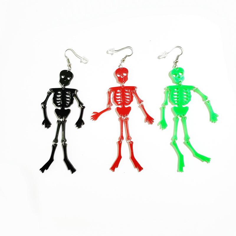 New Halloween Skull Acrylic Drop Earrings Funny Skeleton Fashion Cool Punk Dangle Earrings for Halloween Rock Women
New Halloween Skull Acrylic Drop Earrings Funny Skeleton Fashion Cool Punk Dangle Earrings for Halloween Rock Women