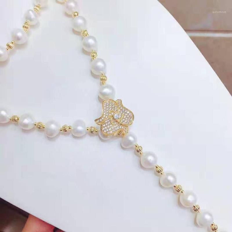 Hot sell 100cm 8-9mm white freshwater pearl micro inlay zircon necklace fashion jewelry1
Hot sell 100cm 8-9mm white freshwater pearl micro inlay zircon necklace fashion jewelry1