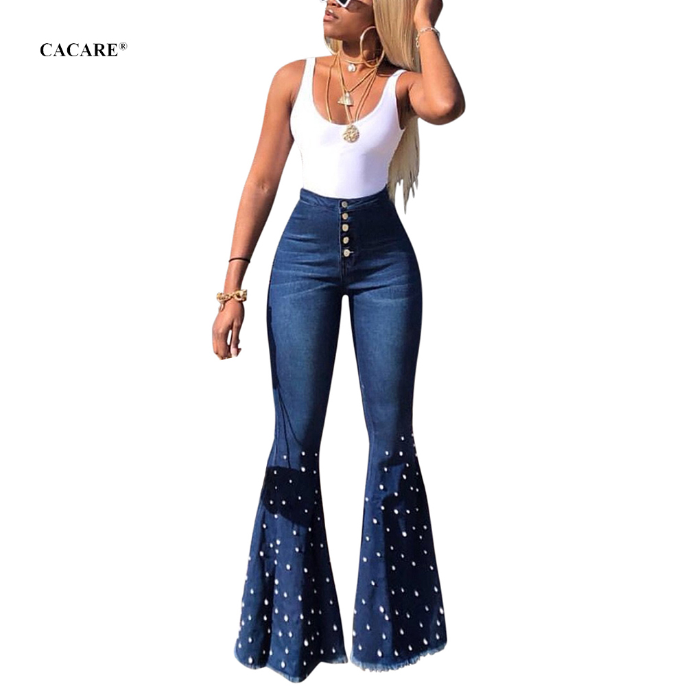 Fashion Flare Jeans Pants Women 2020 Summer Wide Leg Ladies Bell Jeans Femme Denim F0193 with Rhinestones, Blue
Fashion Flare Jeans Pants Women 2020 Summer Wide Leg Ladies Bell Jeans Femme Denim F0193 with Rhinestones, Blue