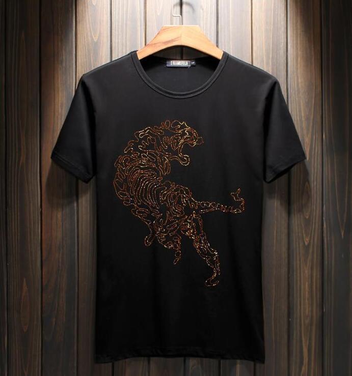 2021 New High Quality Men Tshirt 100% Cotton Iron Drill Design Top Tees Layl, White
2021 New High Quality Men Tshirt 100% Cotton Iron Drill Design Top Tees Layl, White