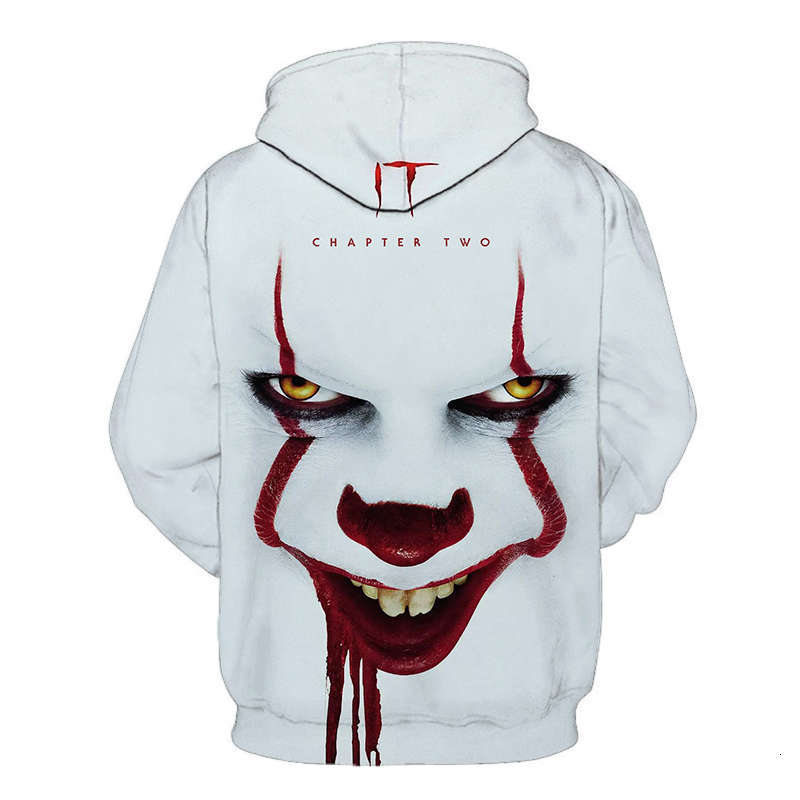 Horror Movie IT Clown 3D Printed Hoodie Sweatshirts Men Women Freddy Jason Film Pullover Tops Hip Hop Casual Oversized Ho397X
Horror Movie IT Clown 3D Printed Hoodie Sweatshirts Men Women Freddy Jason Film Pullover Tops Hip Hop Casual Oversized Ho397X