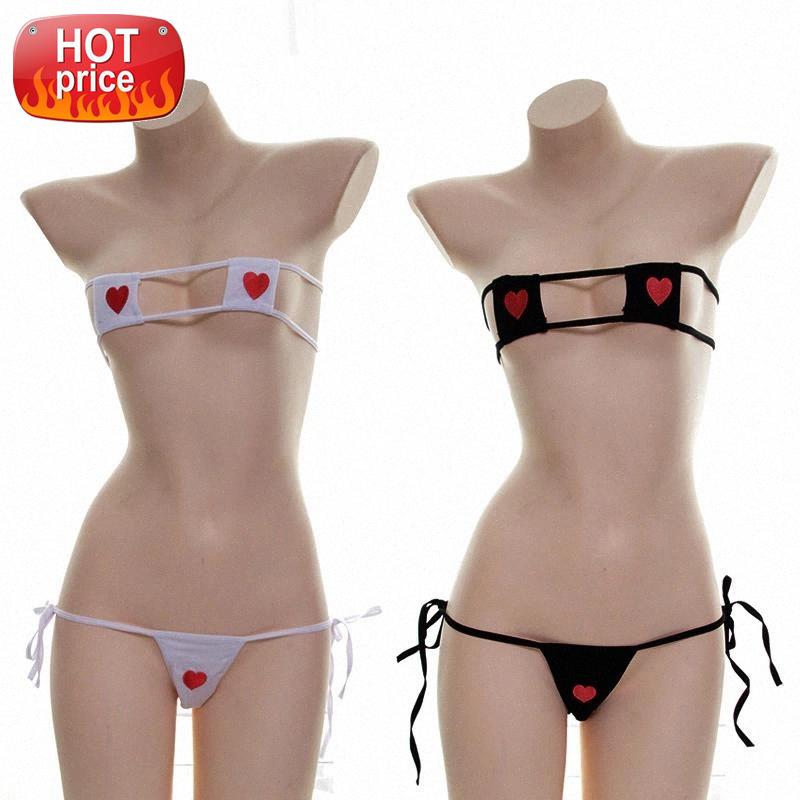 Sexy Kawaii Style Women's Lingerie 2PCS Set Bra &Panties Set Micro Bikini Cute Lolita Underwear Cosplay Hot Fetish Sexy Lingerie #u18g, Black;white
Sexy Kawaii Style Women's Lingerie 2PCS Set Bra &Panties Set Micro Bikini Cute Lolita Underwear Cosplay Hot Fetish Sexy Lingerie #u18g, Black;white