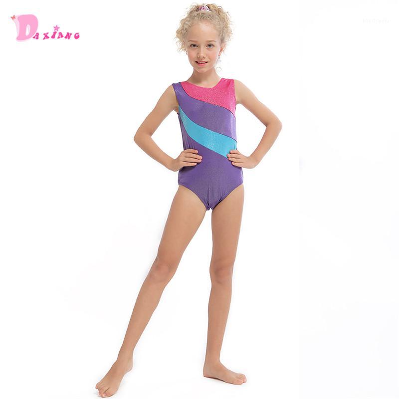 Girls Kids Gymnastics Leotards Dancewear Sleeveless Purple Stripes Dance Leotards Costumes Tutu Dress Professional Dancewear1
Girls Kids Gymnastics Leotards Dancewear Sleeveless Purple Stripes Dance Leotards Costumes Tutu Dress Professional Dancewear1