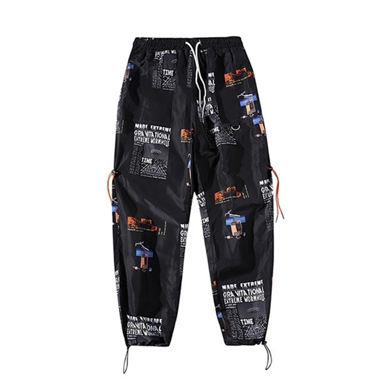 Hip hop Pants Men Loose Joggers Pants with Print Streetwear Harem Pants Clothes Ankle length Trousers Harajuku Sport Casual 201125, Black
Hip hop Pants Men Loose Joggers Pants with Print Streetwear Harem Pants Clothes Ankle length Trousers Harajuku Sport Casual 201125, Black