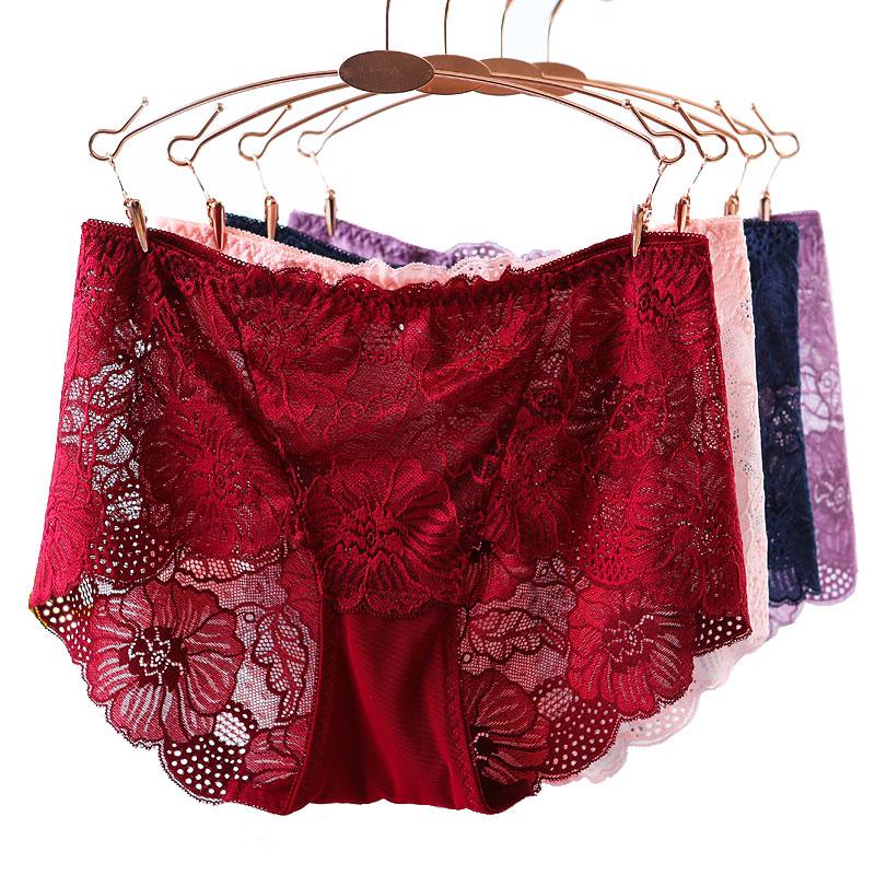 Underwear Women Plus Size Sexy Lace Panties Transparent Comfortable Briefs Seamless Lingerie Lady Panties Cotton High-Rise
Underwear Women Plus Size Sexy Lace Panties Transparent Comfortable Briefs Seamless Lingerie Lady Panties Cotton High-Rise
