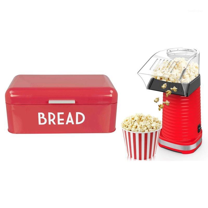 1pcs Square Retro Flat Cover Bread Box & 1pcs Air per corn Maker Electric Hot Air corn per Maker1 
1pcs Square Retro Flat Cover Bread Box & 1pcs Air per corn Maker Electric Hot Air corn per Maker1