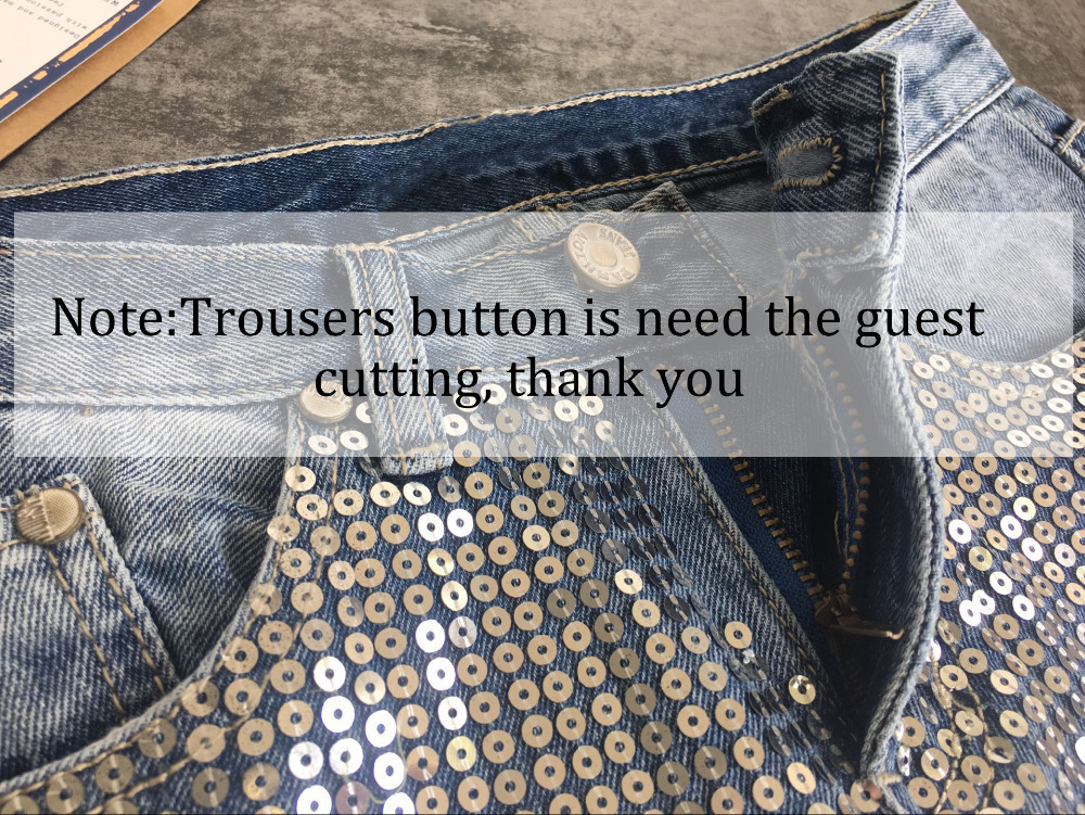 High Waist Skinny Jeans Woman Vintage Sequins Mom Jeans Ripped Boyfriend Jeans For Women Denim Female Plus Size Women Pants T200608