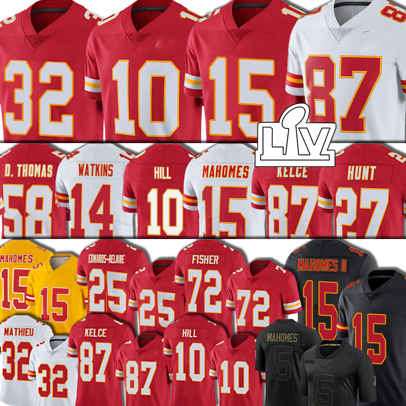 15 Patrick Mahomes Jersey Travis Kelce Clyde Edwards-Helaire Tyreek Hill Tyrann Mathieu Sammy Watkins Football Mecole Hardman Le'Veon Bell, +patch custom women jersey
15 Patrick Mahomes Jersey Travis Kelce Clyde Edwards-Helaire Tyreek Hill Tyrann Mathieu Sammy Watkins Football Mecole Hardman Le'Veon Bell, +patch custom women jersey