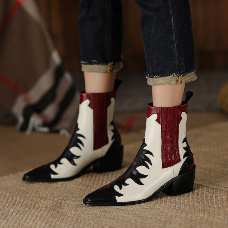 2020 New Pointed 020 Leather Design Shoes Platform Mujer Breathable Elastic Fashion Colours Blended with Western Women's Boots Zxyl, Brown
2020 New Pointed 020 Leather Design Shoes Platform Mujer Breathable Elastic Fashion Colours Blended with Western Women's Boots Zxyl, Brown