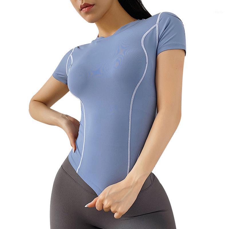 Women Elastic Tight Breathable Multicolour Ribbed T-Shirt Fitness Women Crop Top Running Single Fashion Sport Shirt Yoga1, Black
Women Elastic Tight Breathable Multicolour Ribbed T-Shirt Fitness Women Crop Top Running Single Fashion Sport Shirt Yoga1, Black