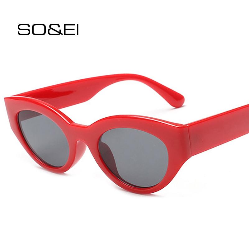 Sunglasses SO&EI Fashion Cat Eye Women Vintage Oval Clear Candy Color Lens Eyewear Trending Men Shades UV400 Sun Glasses
Sunglasses SO&EI Fashion Cat Eye Women Vintage Oval Clear Candy Color Lens Eyewear Trending Men Shades UV400 Sun Glasses