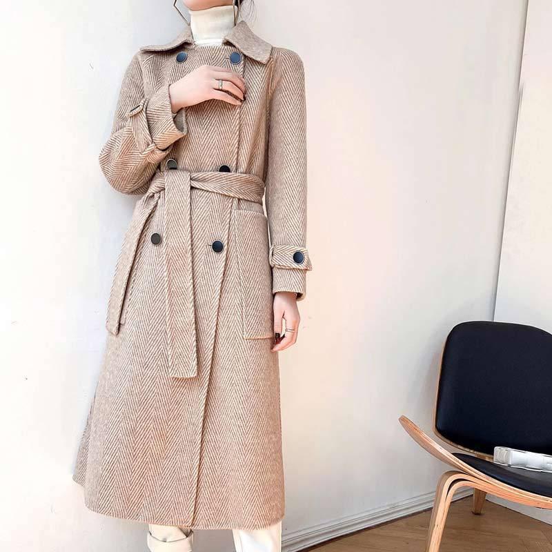 Dress of new fund of 2021 autumn winters herringbone coat jacket long cloth coat spot wholesale, See chart
Dress of new fund of 2021 autumn winters herringbone coat jacket long cloth coat spot wholesale, See chart