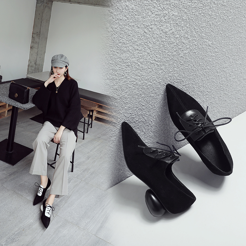 2021 Female Pumps Genuine 22-25cm Sheep's Suede Korean Seam Pointed to Women's Shoes Simple Matching Colour L4MU, Black
2021 Female Pumps Genuine 22-25cm Sheep's Suede Korean Seam Pointed to Women's Shoes Simple Matching Colour L4MU, Black