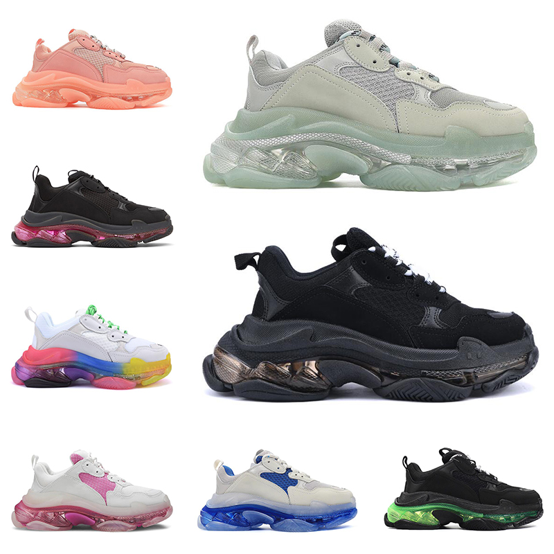 Triple s clear sole platform shoes for men women fashion paris sneakers black pink white rainbow mens trainers casual Jogging Walking, #9
Triple s clear sole platform shoes for men women fashion paris sneakers black pink white rainbow mens trainers casual Jogging Walking, #9