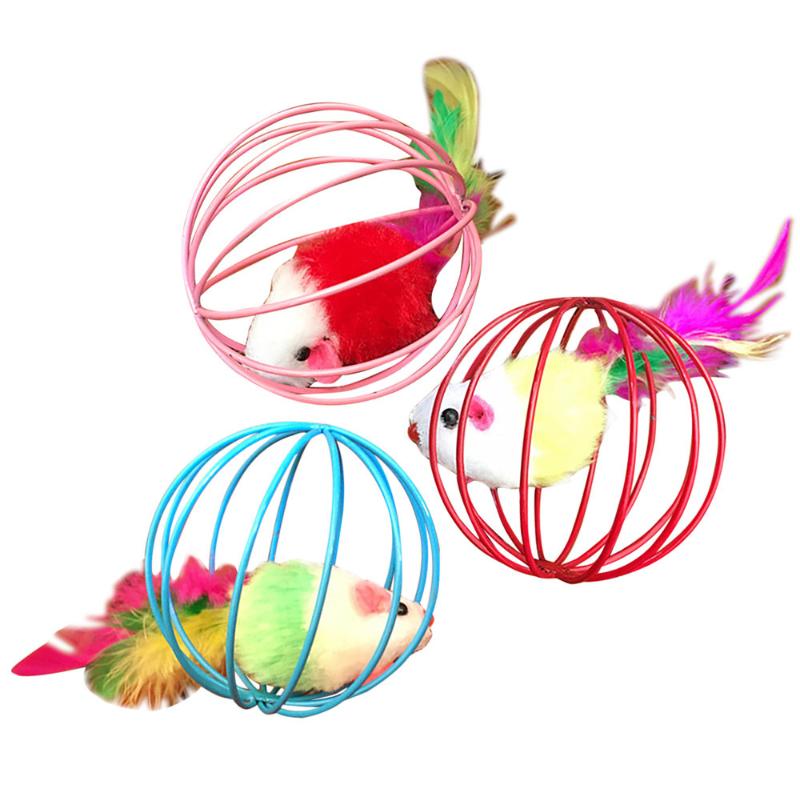 Pet Dog Cat Toys Fake Simulation Mouse in Rat Cage Ball Funny Playing Gift For Kitten Toys F425
Pet Dog Cat Toys Fake Simulation Mouse in Rat Cage Ball Funny Playing Gift For Kitten Toys F425