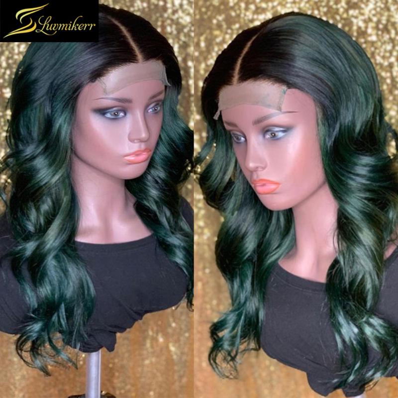 Ombre Green Color Pre Plucked HD Transparent 13x6 Lace Front Human Hair Wig Body Wave Highlight Wigs For Women Brazilian Closure, As pic
Ombre Green Color Pre Plucked HD Transparent 13x6 Lace Front Human Hair Wig Body Wave Highlight Wigs For Women Brazilian Closure, As pic