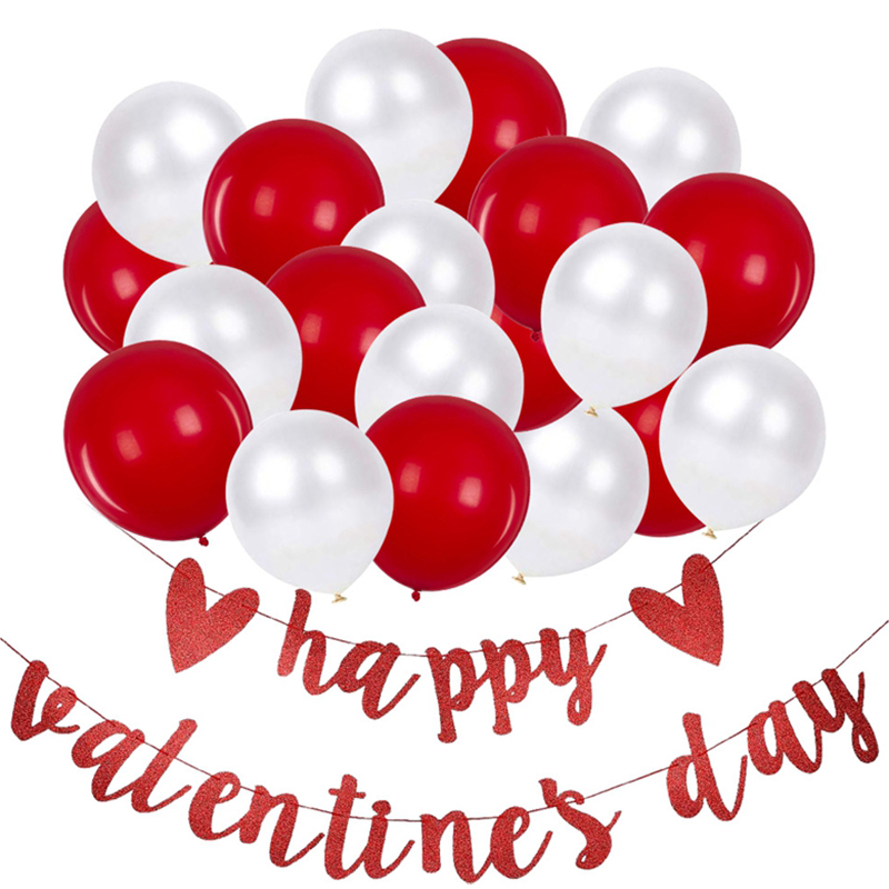 Balloons Decoration Helium Red White Balloon Set Happy Valentine Day Banners Decorat Kids Adult Wedding Valentine's Day Ballons ZXFTL1466
Balloons Decoration Helium Red White Balloon Set Happy Valentine Day Banners Decorat Kids Adult Wedding Valentine's Day Ballons ZXFTL1466