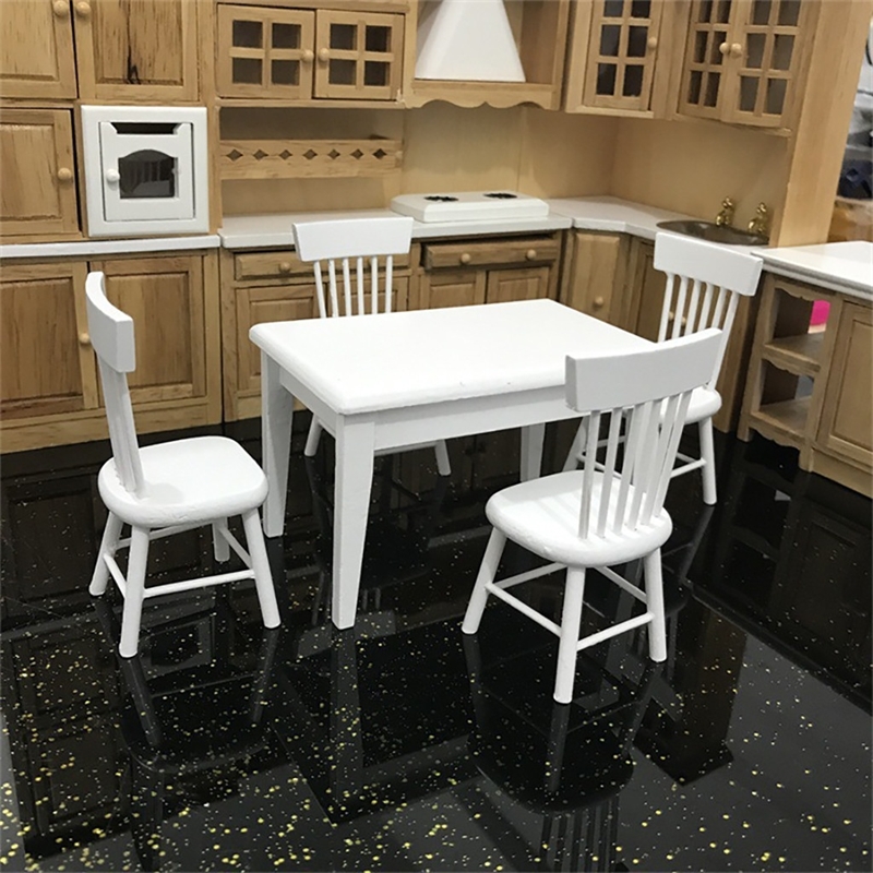 1:12 Dollhouse Miniature Furniture Wooden Dining Table Chair Model Set Kitchen Doll house decoration Kids Toy Miniature C604 Y200428
1:12 Dollhouse Miniature Furniture Wooden Dining Table Chair Model Set Kitchen Doll house decoration Kids Toy Miniature C604 Y200428