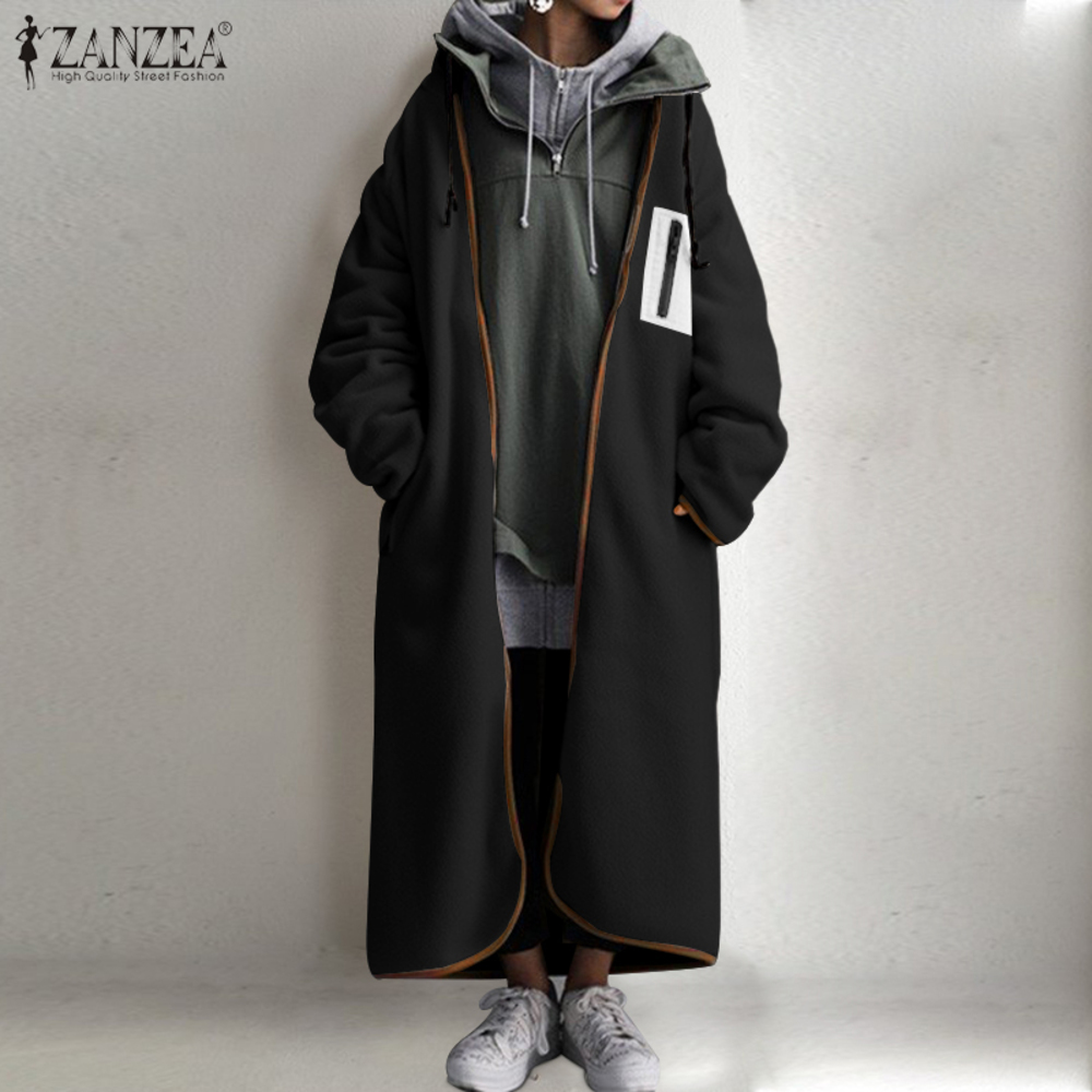 ZANZEA 2020 Fashion Fluffy Fleece Outwear Women's Winter Jackets Casual Long Sleeve Coats Female Zip Patchwork Overcoats, Black
ZANZEA 2020 Fashion Fluffy Fleece Outwear Women's Winter Jackets Casual Long Sleeve Coats Female Zip Patchwork Overcoats, Black