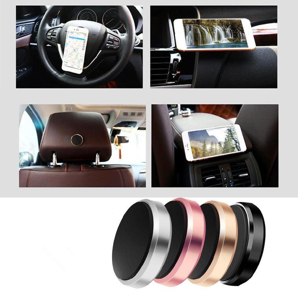 Mobile Magnetic Phone Holder Car Dashboard Mobile Bracket Cell Phone Mount Holder Plastic Circular Universal Mobile Phone Bracket