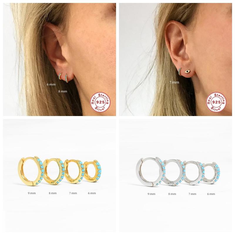 CANNER 2PCS 925 Sterling Silver Pendientes Vintage Turquoise Hoop Earring for Women lovers' Girl Bohemia Ear Bone Buckle Jewelry
CANNER 2PCS 925 Sterling Silver Pendientes Vintage Turquoise Hoop Earring for Women lovers' Girl Bohemia Ear Bone Buckle Jewelry