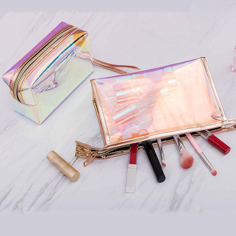 Laser PVC Waterproof Neceser Make Up Bag Beautician Women's Transparent Cosmetic Bag Travel Toiletry Organizer Bags Box Case
Laser PVC Waterproof Neceser Make Up Bag Beautician Women's Transparent Cosmetic Bag Travel Toiletry Organizer Bags Box Case