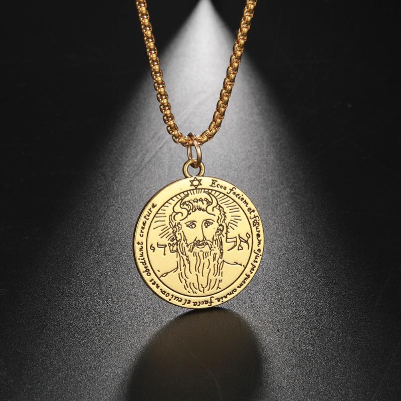 EUEAVAN 10pcs Vintage The First Pentacle of The Sun Pendant Necklace Metatron Key of Solomon Talisman Jewelry
EUEAVAN 10pcs Vintage The First Pentacle of The Sun Pendant Necklace Metatron Key of Solomon Talisman Jewelry
