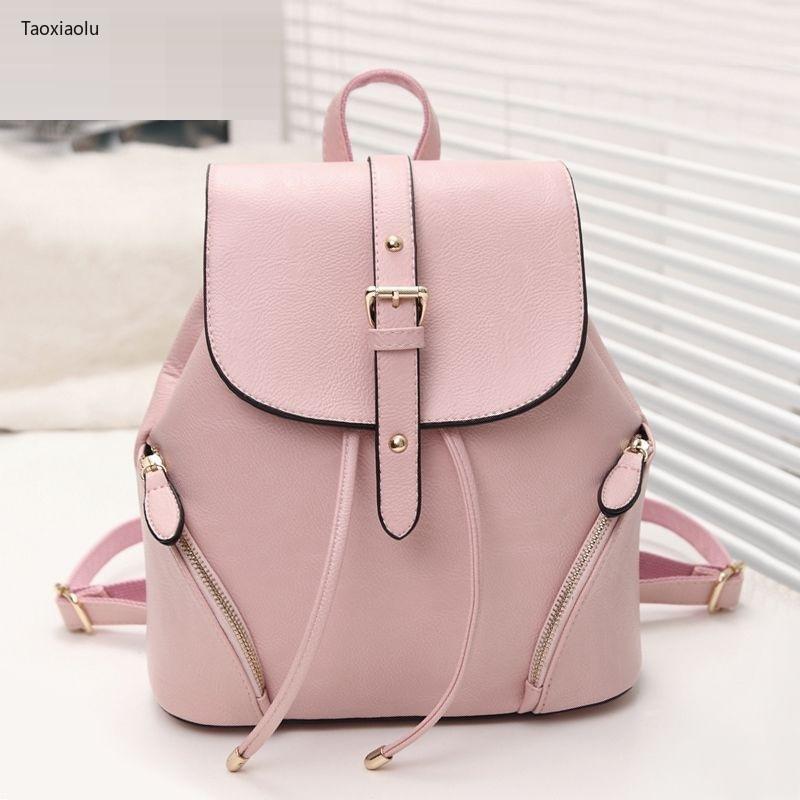 Preppy Style Backpack Female Large Student Schoolbag Lady Shoulder Bag High Quality PU Leather Women Travel Backpack Bag Pink, Black
Preppy Style Backpack Female Large Student Schoolbag Lady Shoulder Bag High Quality PU Leather Women Travel Backpack Bag Pink, Black