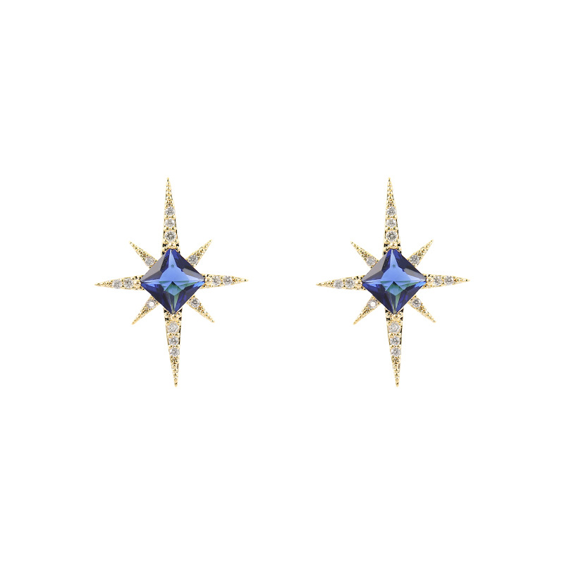 2020 European brand fashion blue gemstone 18k gold plated earrings temperament women high quality s925 silver needle earrings jewelry gift, Golden;silver
2020 European brand fashion blue gemstone 18k gold plated earrings temperament women high quality s925 silver needle earrings jewelry gift, Golden;silver