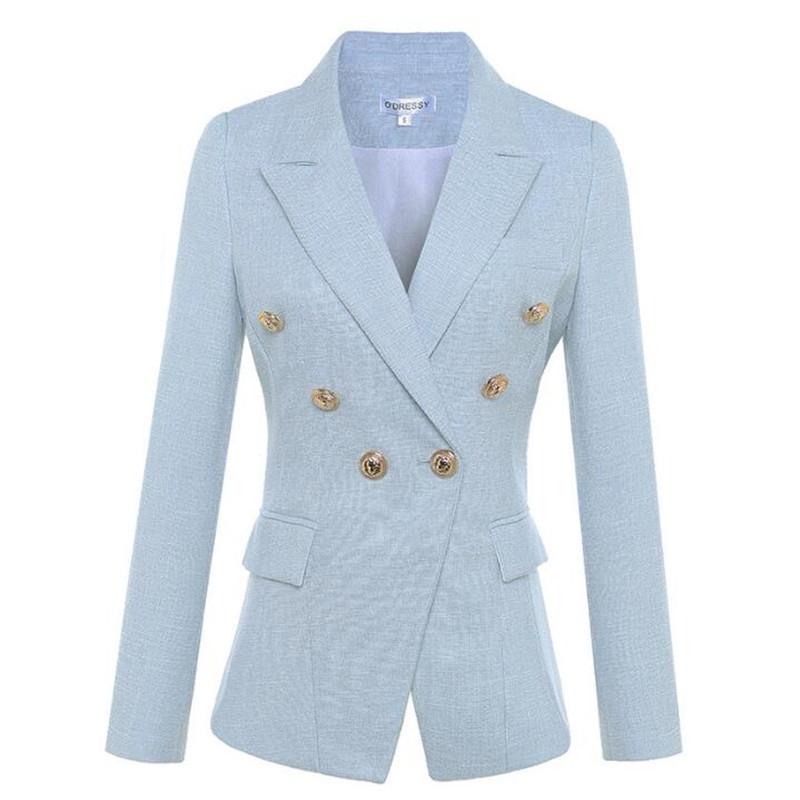Blazer Suit Jacket Women Korean High Quality Elegant Blue blazer mujer 2020 Casual Double Breasted Office Lady Work Plus Size
Blazer Suit Jacket Women Korean High Quality Elegant Blue blazer mujer 2020 Casual Double Breasted Office Lady Work Plus Size