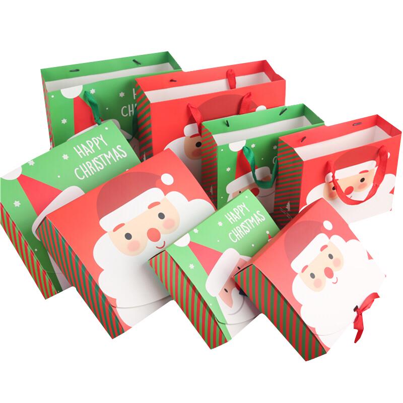 1 pcs Christmas Gift Box Paper Santa Claus Snowman Candy Cookie Star Christmas Hand Bag Pack Boxes With Ribbon
1 pcs Christmas Gift Box Paper Santa Claus Snowman Candy Cookie Star Christmas Hand Bag Pack Boxes With Ribbon