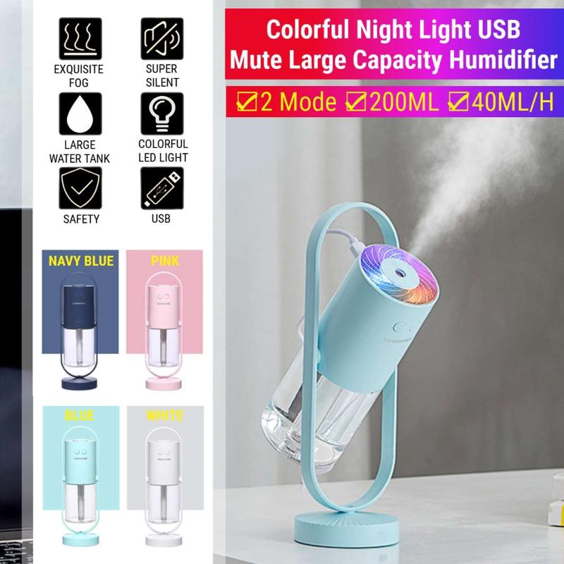 200ml USB Air Humidifier with LED Lights Ultrasonic Aroma Diffuser Mist Maker Mini Office Air Purifier Home Bedroom
200ml USB Air Humidifier with LED Lights Ultrasonic Aroma Diffuser Mist Maker Mini Office Air Purifier Home Bedroom