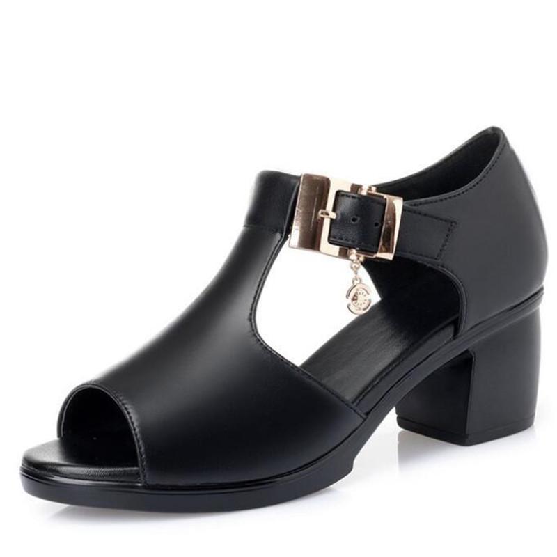 Thick-soled women's sandals 2021 summer new style fish mouth fashion casual thick heel buckle sandals women Roman women's shoes, 02
Thick-soled women's sandals 2021 summer new style fish mouth fashion casual thick heel buckle sandals women Roman women's shoes, 02
