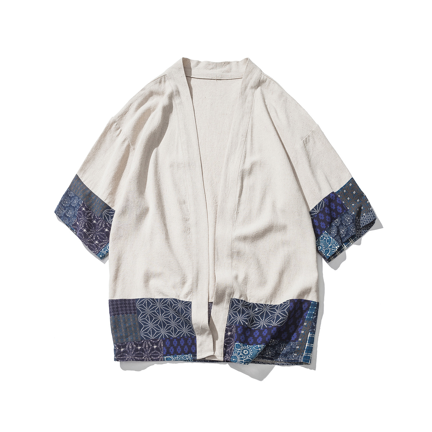 Drop Shipping Cotton Linen Shirt Jackets Men Chinese Streetwear Kimono Shirt Coat Men Linen Cardigan Jackets Coat Plus Size 5XL T200319