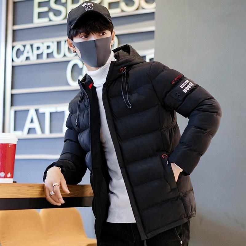 XXXXL Winter Jacket Men Fashion Stand Collar Male Parka Jacket Mens Solid Thick Jackets and Coats Man Winter Parkas 201128