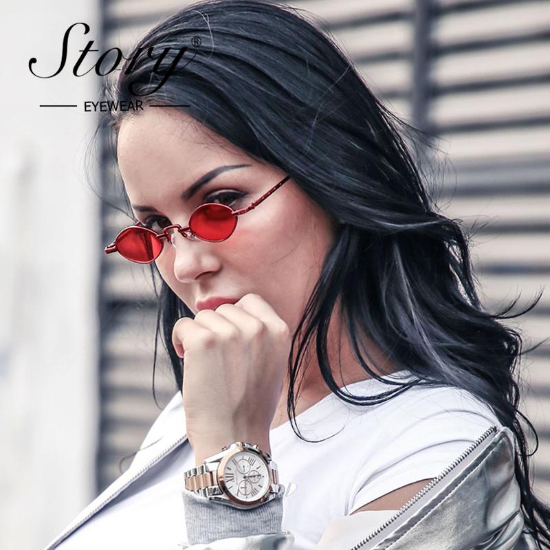 STORY 2020 Retro Small Oval Sunglasses Women Vintage Skinny Metal Frame 90S Tiny Round Sun Glasses Red Yellow Lens Eyewear
STORY 2020 Retro Small Oval Sunglasses Women Vintage Skinny Metal Frame 90S Tiny Round Sun Glasses Red Yellow Lens Eyewear