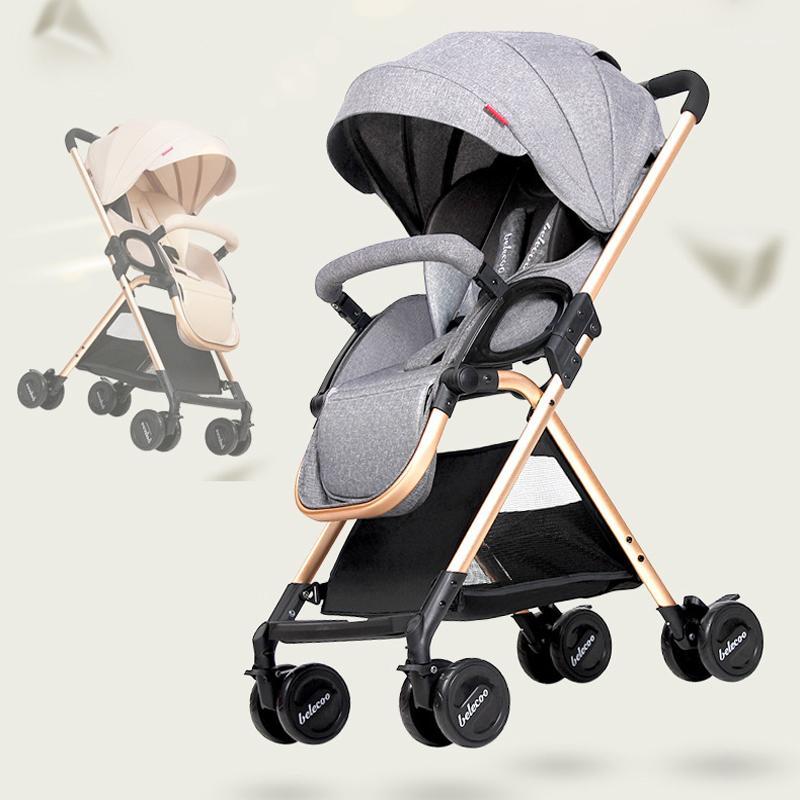 Baby stroller ultra light folding simple children's trolley can sit reclining high landscape cart Dropshipping1
Baby stroller ultra light folding simple children's trolley can sit reclining high landscape cart Dropshipping1