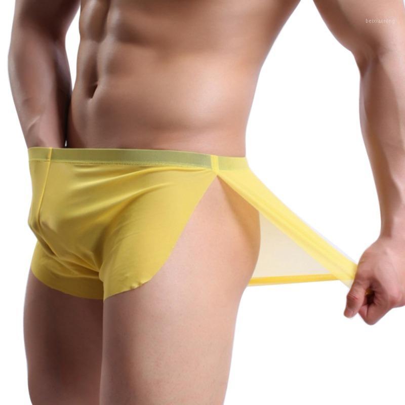 Men Pajama Sides Split Shorts Sexy Low waist Ultra-thin Mens Sleeping Bottom Man Homewear Casual Sleep Bottoms Homewears1
Men Pajama Sides Split Shorts Sexy Low waist Ultra-thin Mens Sleeping Bottom Man Homewear Casual Sleep Bottoms Homewears1