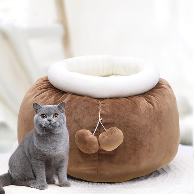 Soft Bed For Cats Winter Comfortable Round Cat Dog Bed With Two Playing Ball Toys Warm Nest Pet Cats Sleeping Mat Pet Products
Soft Bed For Cats Winter Comfortable Round Cat Dog Bed With Two Playing Ball Toys Warm Nest Pet Cats Sleeping Mat Pet Products