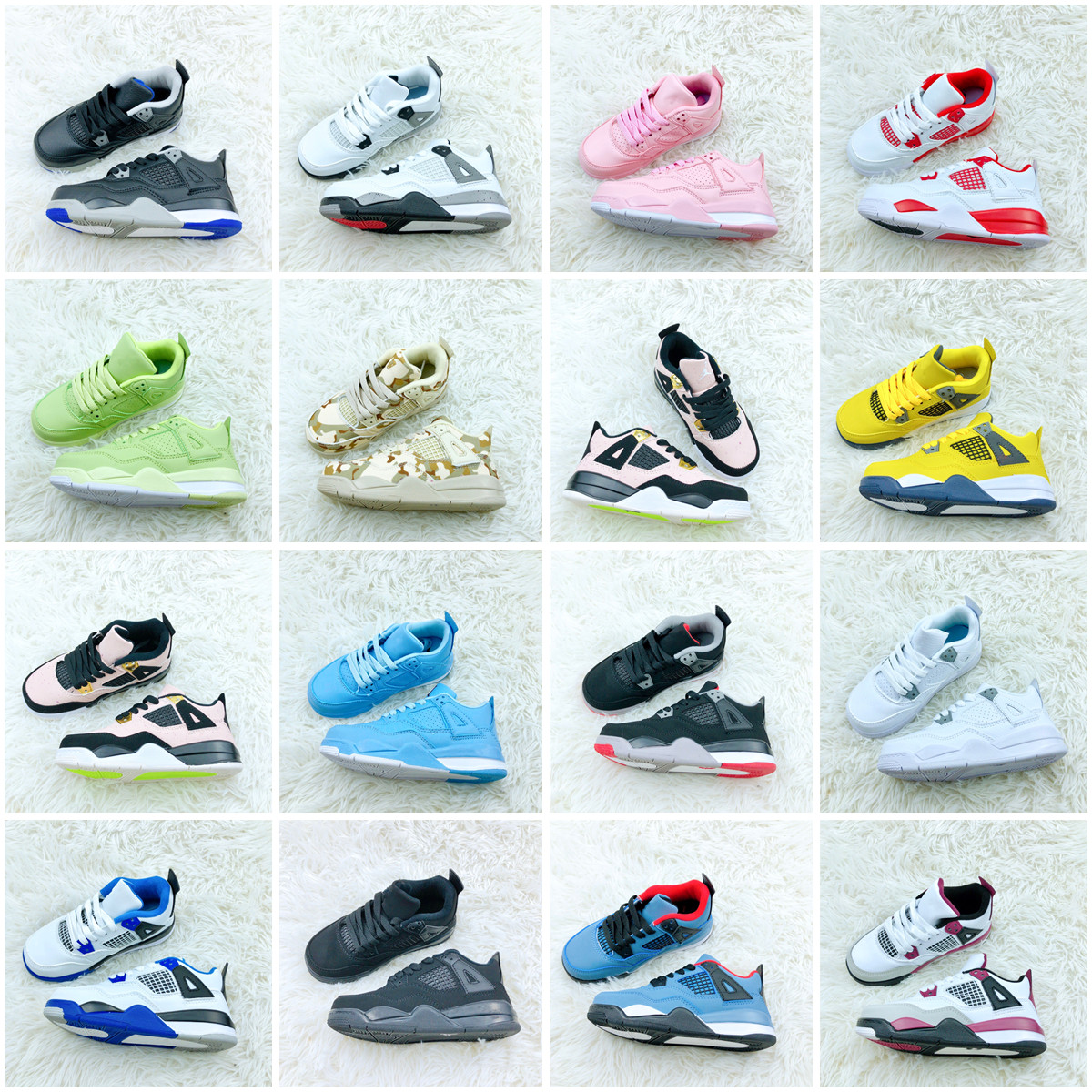 Unisex Kids 4 Retro Black cat Basketball Shoes Toddler TD 4s Red Chicag Boys Girls BasketBall Pour Enfants Athletic Outdoor Sneakers size 26-35, Multi-color
Unisex Kids 4 Retro Black cat Basketball Shoes Toddler TD 4s Red Chicag Boys Girls BasketBall Pour Enfants Athletic Outdoor Sneakers size 26-35, Multi-color