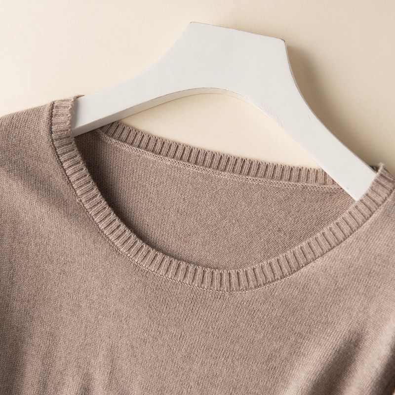 High Quality Autumn Winter Cashmere cotton Blended Knitted Women Sweaters And Pullovers jumper pull femme hiver Y200930