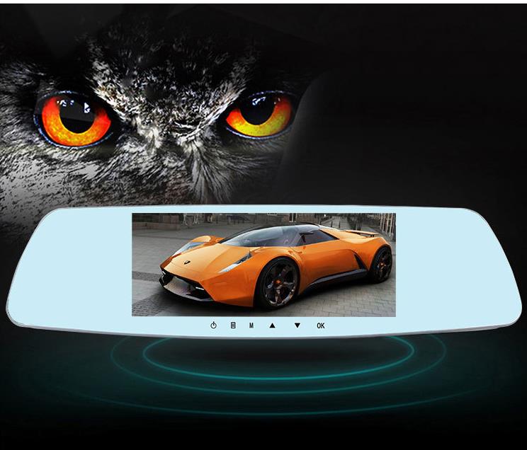 HD touch screen 5-inch screen rearview mirror driving recorder car dvr dual lens with reversing image ultra-high-definition starlight night
HD touch screen 5-inch screen rearview mirror driving recorder car dvr dual lens with reversing image ultra-high-definition starlight night