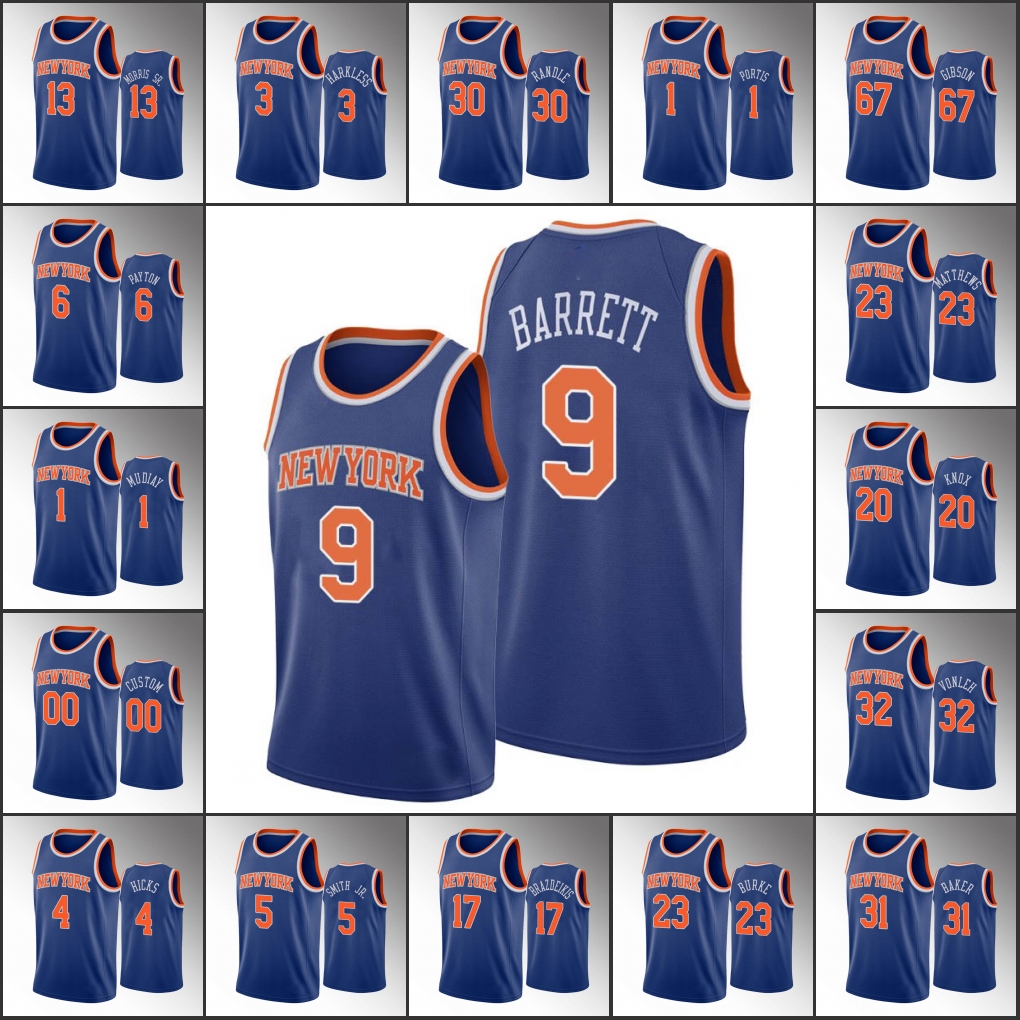 Men New YorkKnicksElfrid Payton Bobby Portis Julius Randle R.J. Barrett Frank Ntilikina 2021 Icon Royal Custom Jersey, Black
Men New YorkKnicksElfrid Payton Bobby Portis Julius Randle R.J. Barrett Frank Ntilikina 2021 Icon Royal Custom Jersey, Black