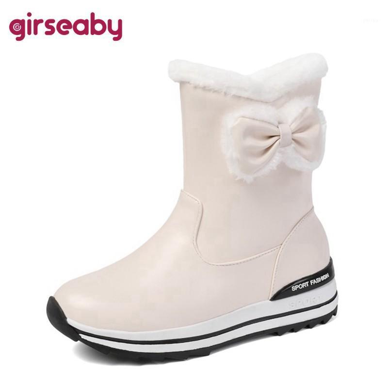 Girseaby girls winter shoes Women Snow Boots bowtie faux fur insole Lady Warm Shoes waterproof platform footwear1, Beige
Girseaby girls winter shoes Women Snow Boots bowtie faux fur insole Lady Warm Shoes waterproof platform footwear1, Beige