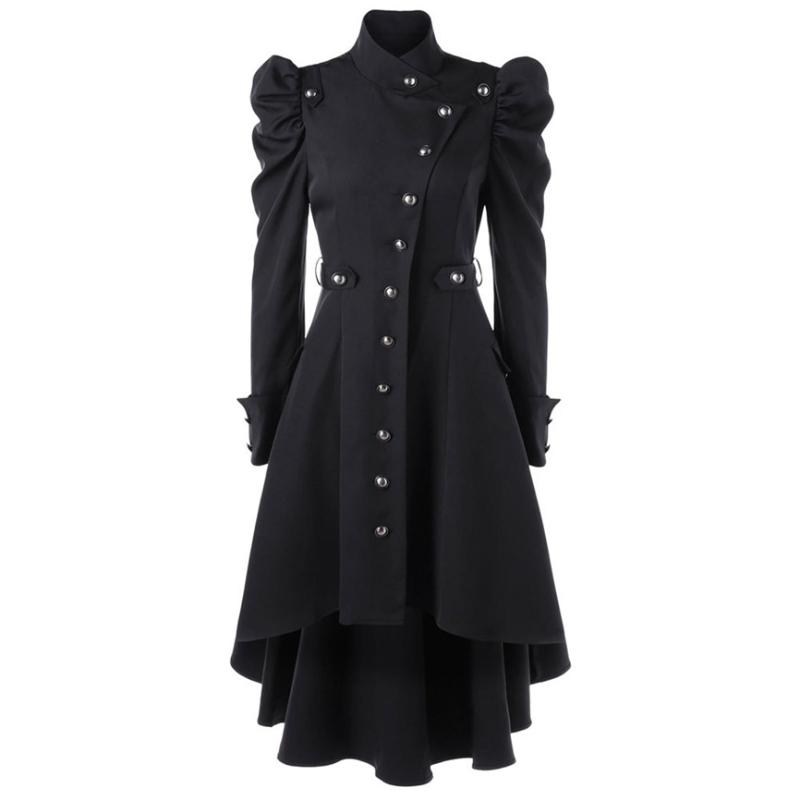 2020 Coat Women Vintage Steampunk Long Coat Gothic Overcoat Ladies Retro Jacket Dovetail Veste Femme, Black
2020 Coat Women Vintage Steampunk Long Coat Gothic Overcoat Ladies Retro Jacket Dovetail Veste Femme, Black