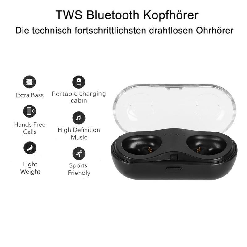 ZL In-ear Earphone For Bluetooth V4.2 EDR,Sweatproof Mini Double Hands-Free Earbuds Wireless TWS Sports Headset Accessories, Black
ZL In-ear Earphone For Bluetooth V4.2 EDR,Sweatproof Mini Double Hands-Free Earbuds Wireless TWS Sports Headset Accessories, Black