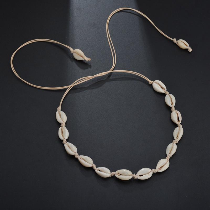 Hot Conch Seashell Necklace Women Jewelry Summer Beach Shell Choker Bohemian Rope Cowrie Beaded Necklaces Handmade Collar Female
Hot Conch Seashell Necklace Women Jewelry Summer Beach Shell Choker Bohemian Rope Cowrie Beaded Necklaces Handmade Collar Female