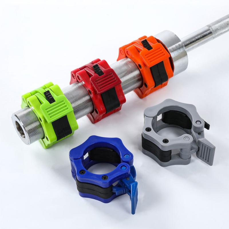 1 Pair Weight Lifting Spinlock Barbell Collar Gym Body Building Training Dumbbell Clips Clamp Fitness Gym Equipment Accessories
