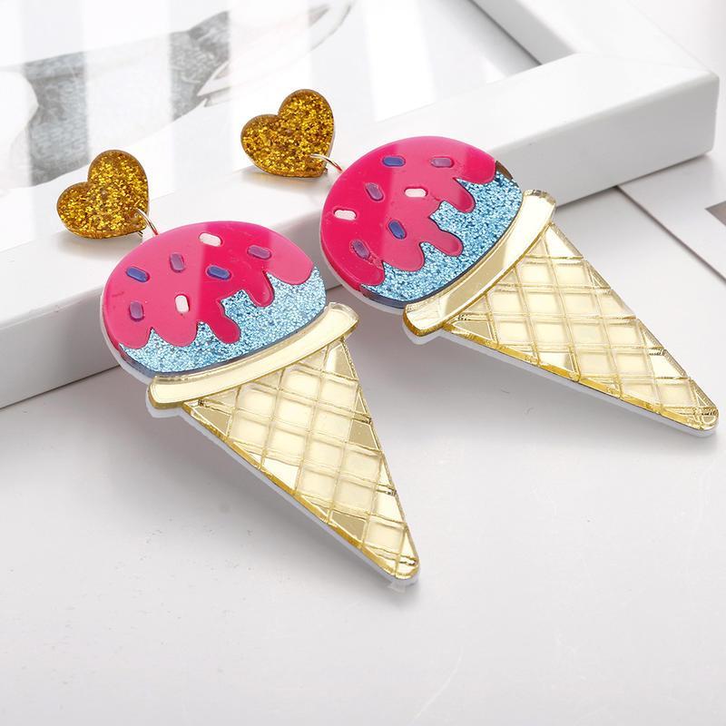 Lovely Pink Cream Big Drop Earrings Personality Funny Long Dangle Earring For Women Girl Fashion Jewelry Pendientes1
Lovely Pink Cream Big Drop Earrings Personality Funny Long Dangle Earring For Women Girl Fashion Jewelry Pendientes1