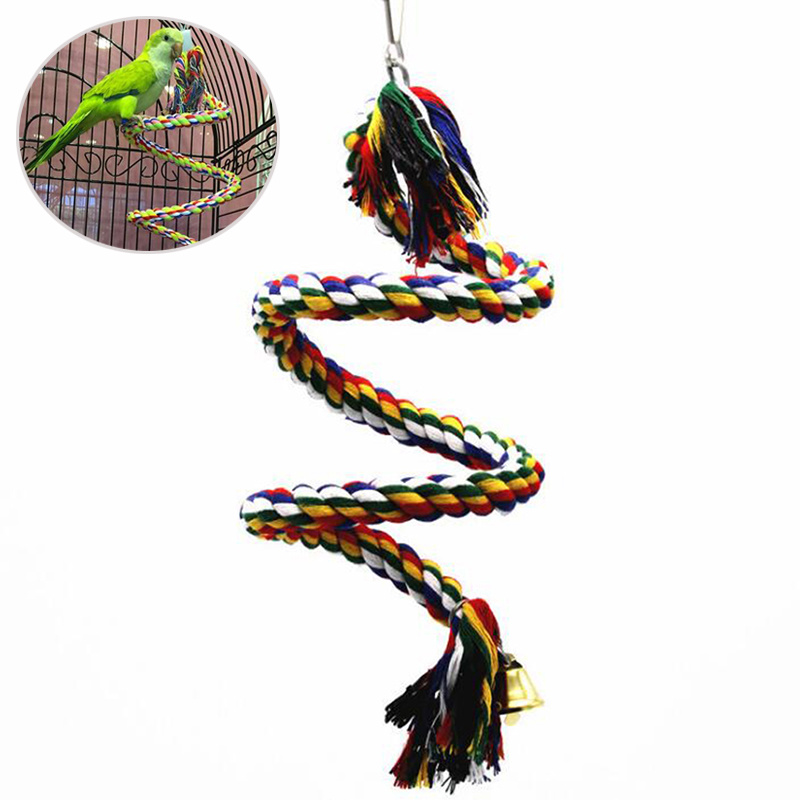 New Parrot Rope Hanging Braided Budgie Chew Rope Bird Cage Cockatiel Toy Pet Stand Training Accessories Conure Swing Supplies
New Parrot Rope Hanging Braided Budgie Chew Rope Bird Cage Cockatiel Toy Pet Stand Training Accessories Conure Swing Supplies